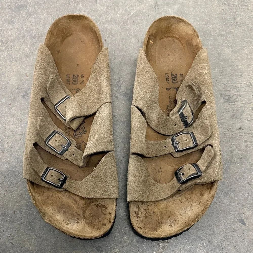 Birkenstock Tan Suede Sandals
